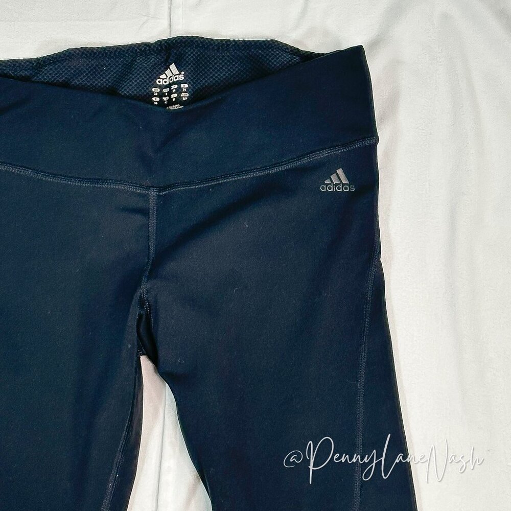 Adidas Climalite Cropped Legging in Black Size Small - Picture 3 of 6